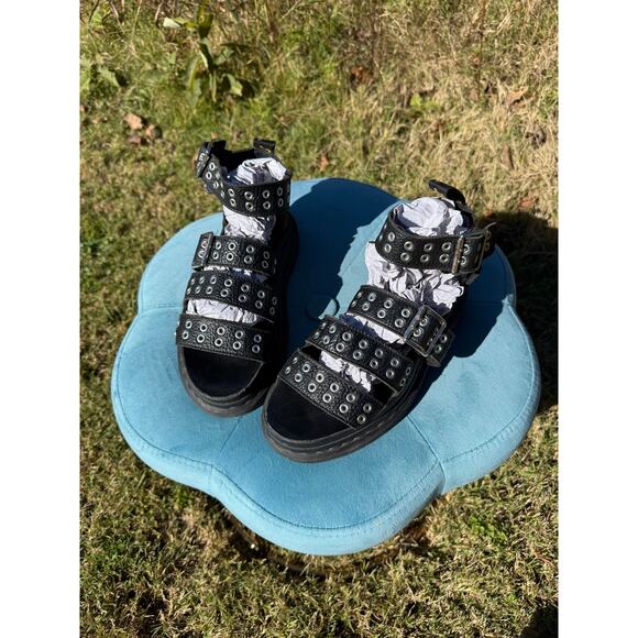 Clarissa Stud Doc Marten Sandals - Picture 2 of 3